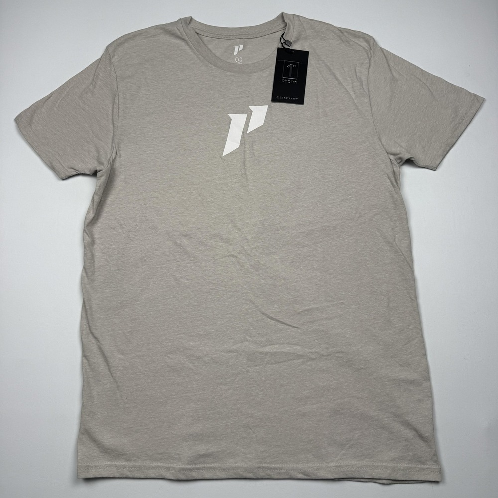 1st Phorm Shirt Mens Large Beige We Do The Work Dues Paid Graphic T-Shirt Tee